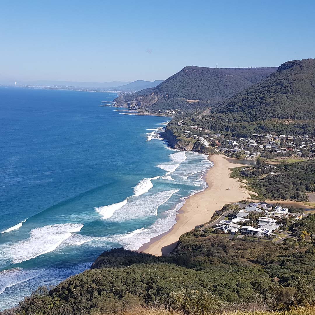 View from Bald Head Lookout in Royal National Park, Sydney, NSW